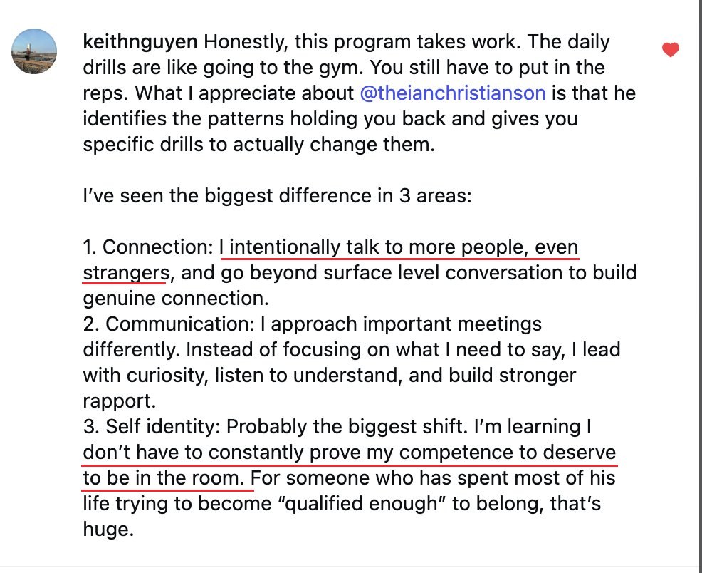 Keith: I don't have to constantly prove my competence to deserve to be in the room